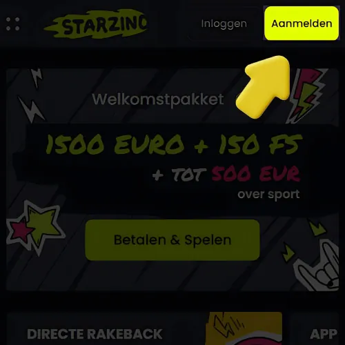 Instructie Klik op “Aanmelden"